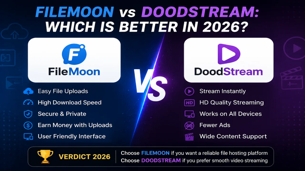 FileMoon vs DoodStream: Which Is Better in 2026?