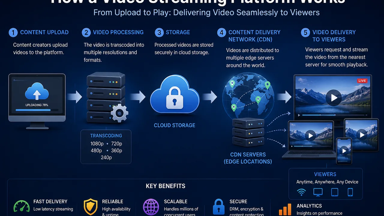 How Does a Video Streaming Platform Work? Complete Guide for 2026