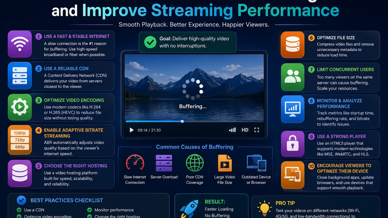 How to Reduce Video Buffering and Improve Streaming Performance