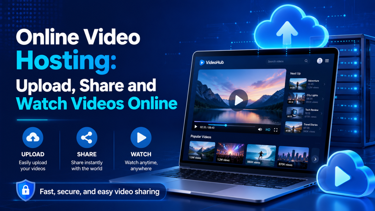 Online Video Hosting: Upload, Share and Watch Videos Online